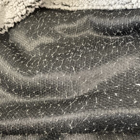 Jostens Fleece Men’s Size Medium Sherpa 1/4 Zip Pullover Sweater Black/White - Picture 9 of 9